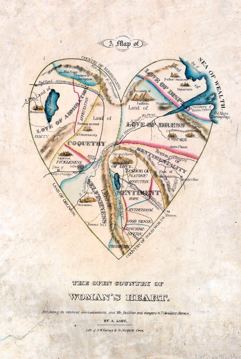 Illustration for article titled A Map Of A Woman's Heart